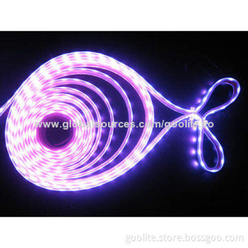 Color changing LED rope SMD5050 LED flexible strip light 12V 32pcs per meter